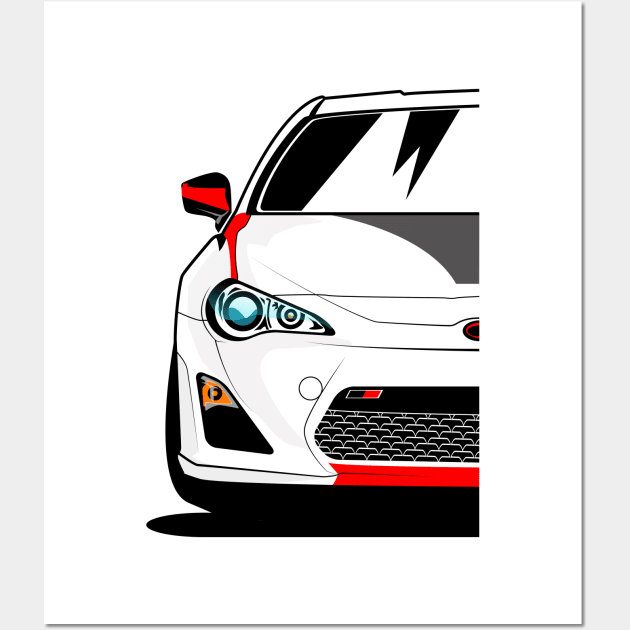 FT86 GR Gazoo Racing Wall Art by gaplexio